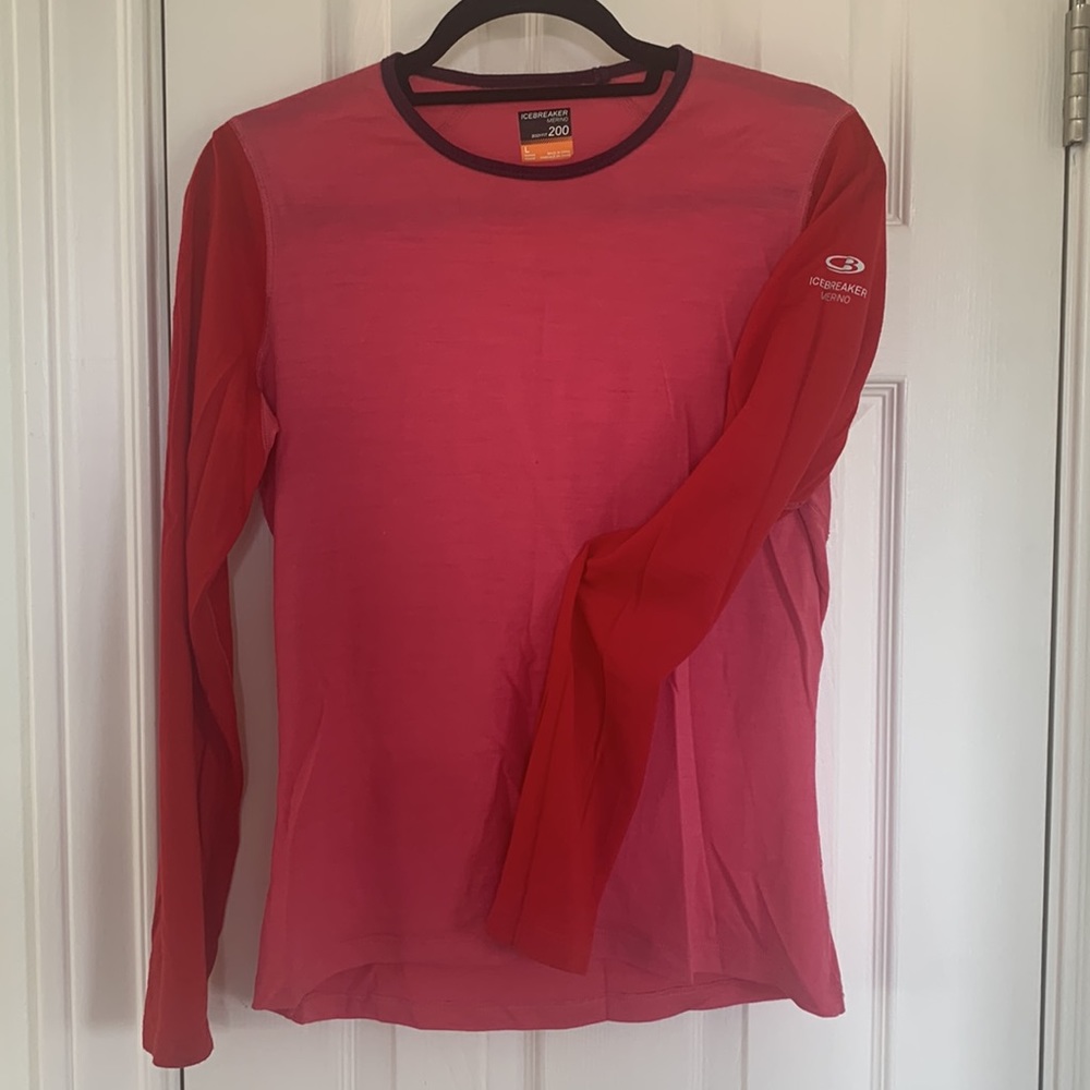 ICEBREAKER Merino Wool, Top, Size L